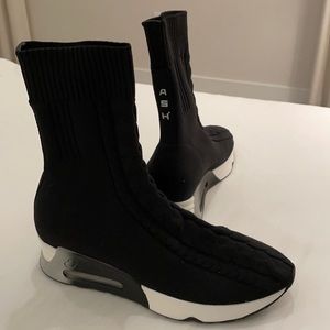 Ash Lipstick sock sneakers size 10 never worn.